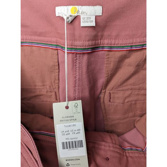 NWT Boden Straight Leg Ankle Tie Bude Pants - Picture 8 of 10